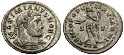 Nummus de Galerio. GENIO POPVLI ROMANI. Trier 3582375.m