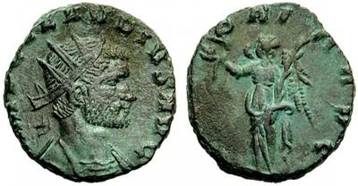 Antoniniano de Claudio II. VICTORIA AVG.  Roma 1049414.m