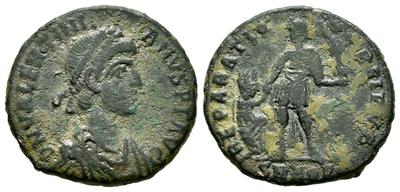 AE2 o Maiorina de Valentiniano II. REPARATIO REI PVB. ¿Roma? 6830466.m