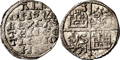 Dinero de Alfonso X de la 1ª guerra de Granada. Venera 8930436.m