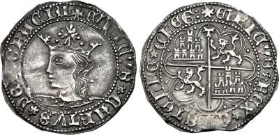 Moneda de Enrique IV año 1454-1475 1 real de plata Toledo 1684130.m