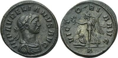 AE Denario de Aureliano. VICTORIA AVG. Roma  2337860.m