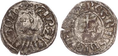 Dinero de Pedro IV de Aragón 1634884.m