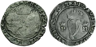 Groat de Felipe II y Maria Tudor. 1557 2975921.m